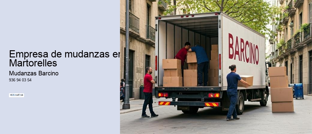 Empresa de mudanzas en Martorelles 