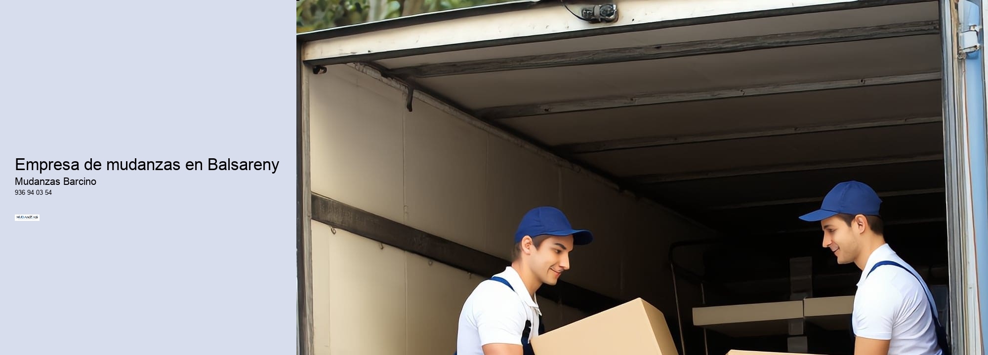 Empresa de mudanzas en Balsareny 