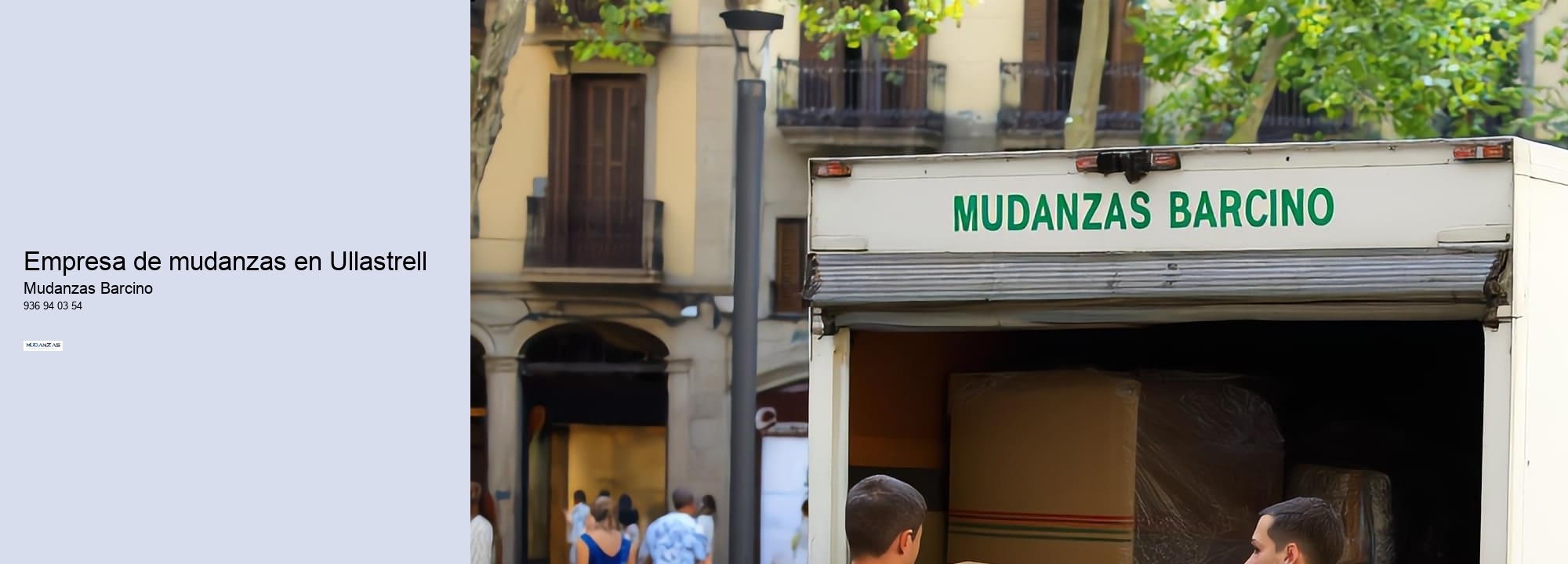 Empresa de mudanzas en Ullastrell 