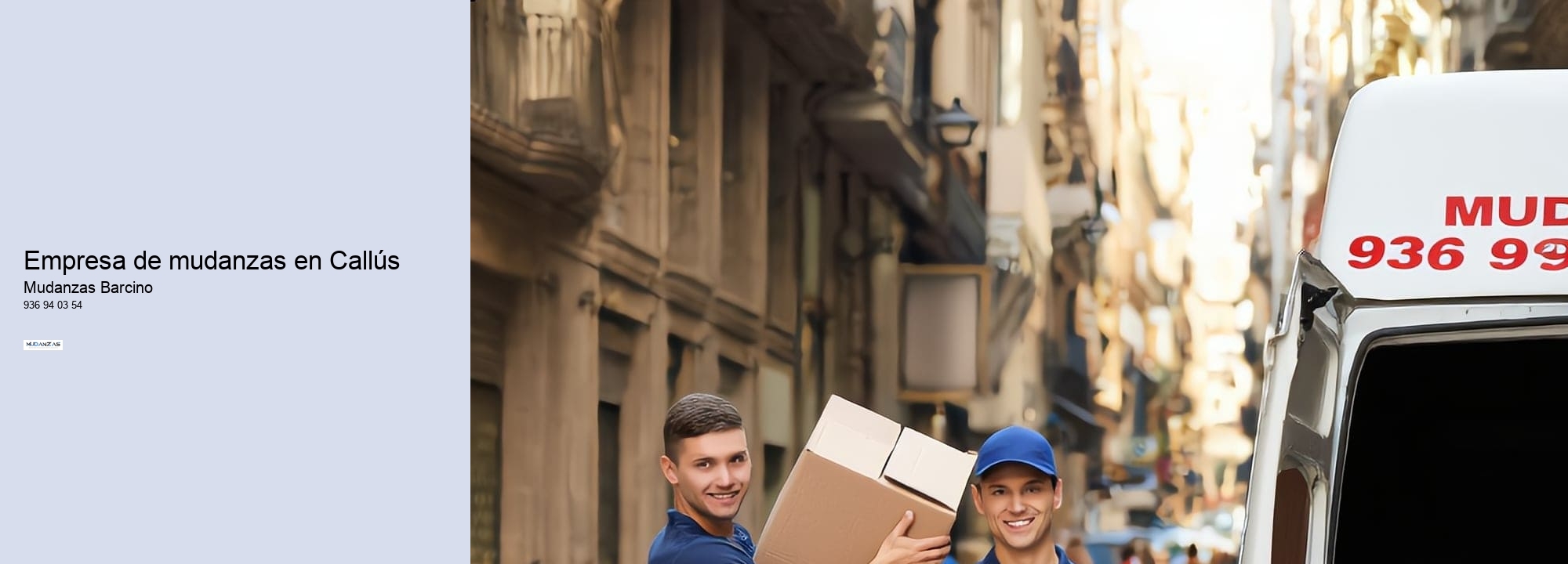 Empresa de mudanzas en Callús 