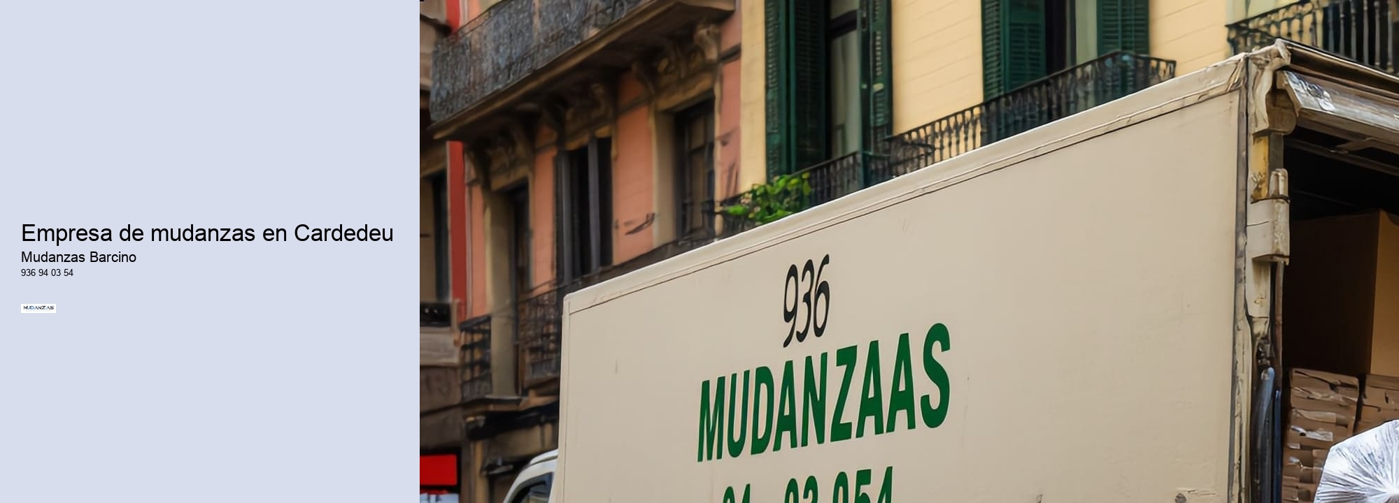 Empresa de mudanzas en Cardedeu 