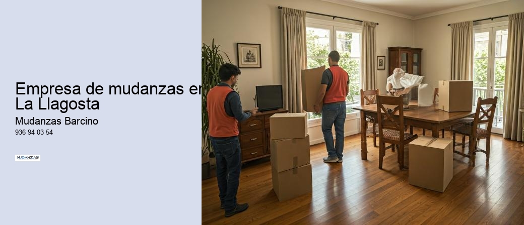 Empresa de mudanzas en La Llagosta 